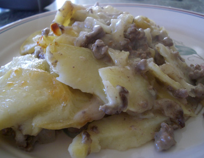 Potato and Hamburger Casserole