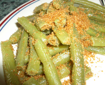 Beans and Bread Crumbs