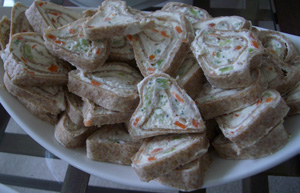 Cream cheese pinwheels